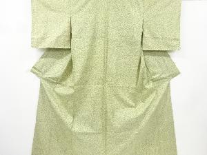 リサイクル　抽象模様織り出し西陣お召着物